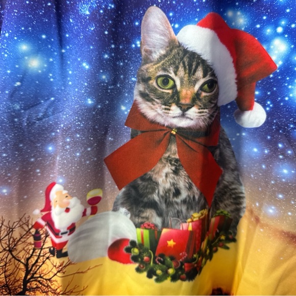 SSLR Women’s Cat Christmas Sweater - Size Medium - Picture 4 of 5